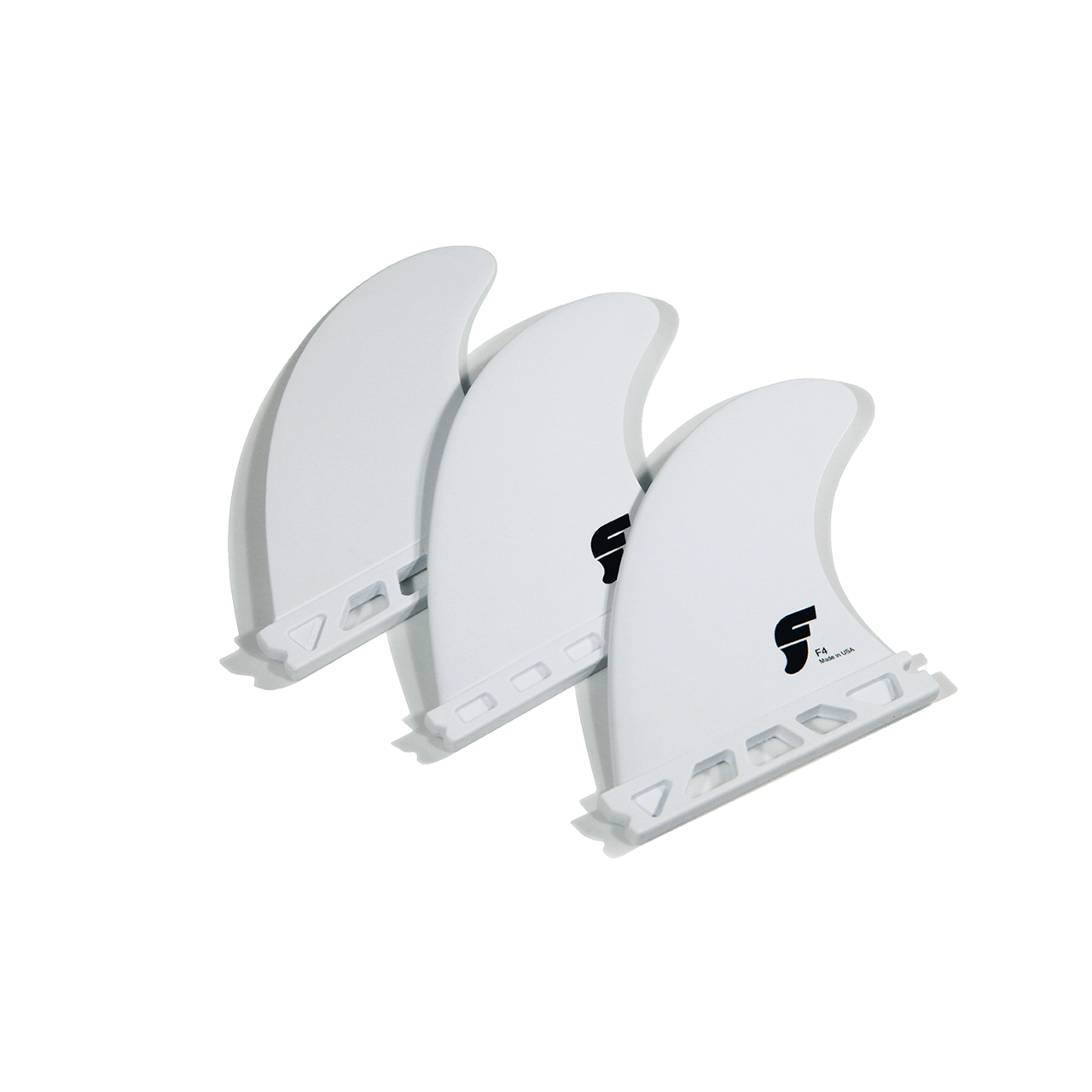 Futures Fins F4 437 (Thruster set) - Standard White - F-ONE