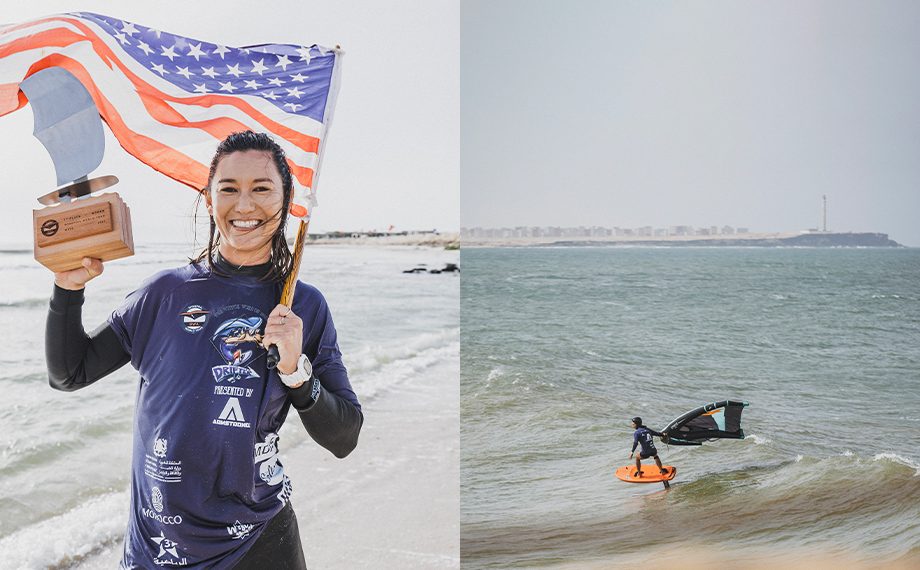Moona Whyte is the first-ever Wingfoil Wave Women’s World Champion. 2