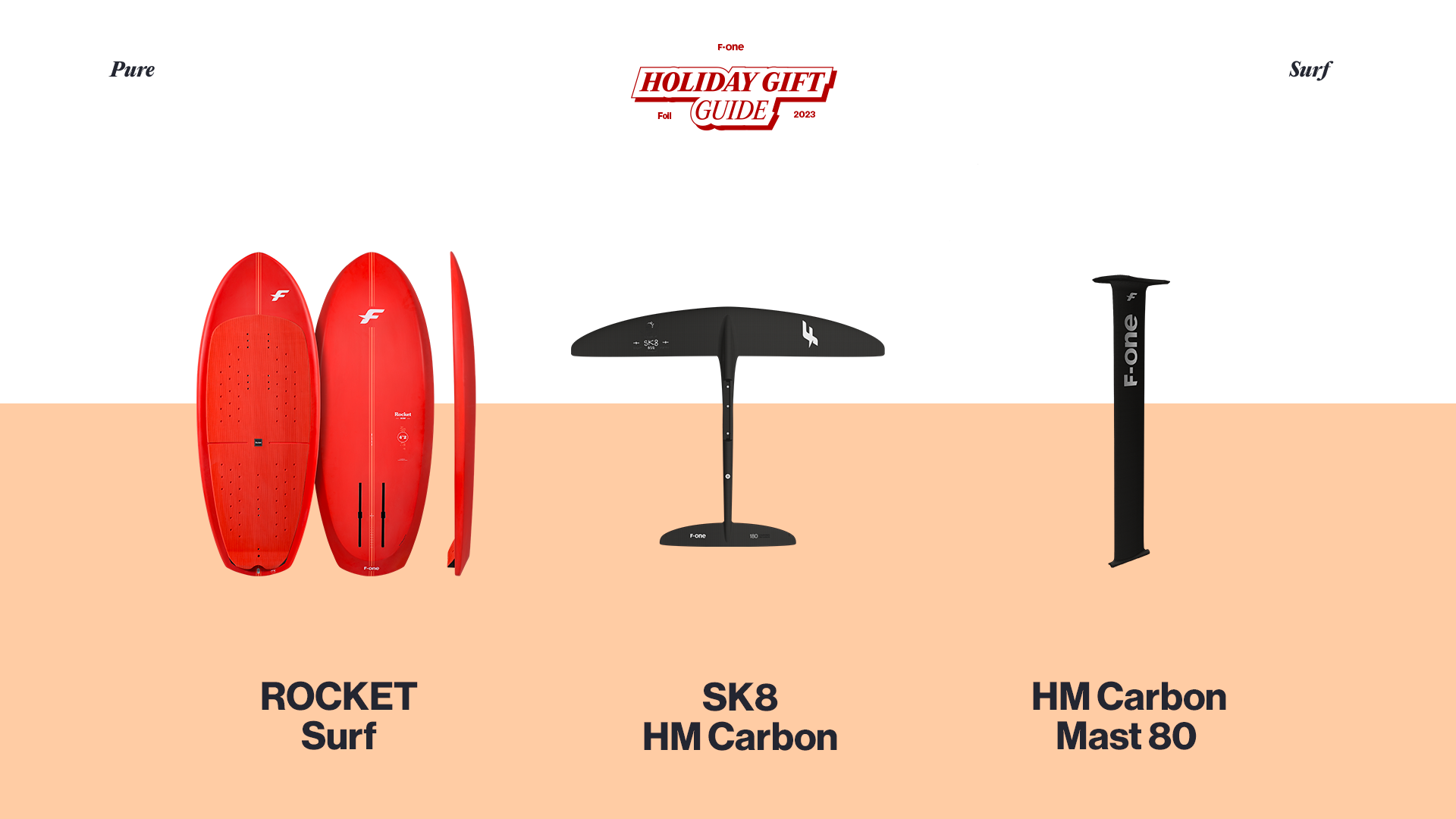 2023 Holiday Gift Guide Foil Surf Foil edition F ONE
